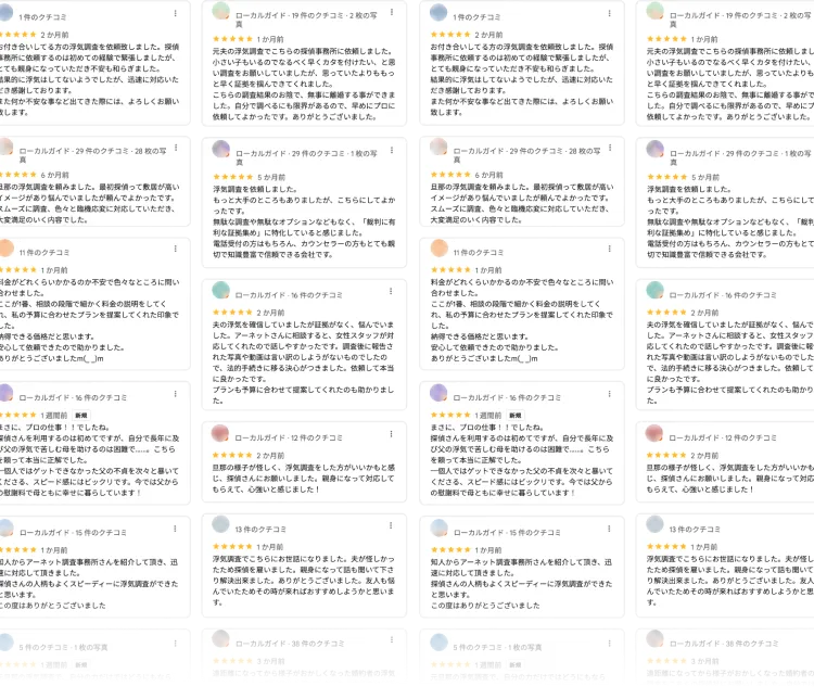 口コミ